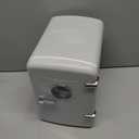 Frigidaire EFMIS171 Retro Mini Portable Personal Fridge - Ideal for Home, Office or Dorm - Includes Carrying Handle, AC/DC Wall/Car Charger (Grey)