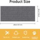 Cat Scratch Furniture Protector, Cat Scratch Mat Trimmable Self-Adhesive Carpet, DIY Climb Furniture Wall Couch Protector from Cats Claws for Covering Cat Tower Replacement Pads(Dark Gray 15.8x78.7in)