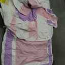 FINCOME Inflatable Bounce House for Kids, Bounce House with Slide, Jumping Bouncy Castle for Wedding, Party, Birthday Indoor/Outdoor (Purple)