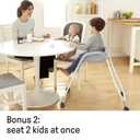 Ingenuity SmartClean Trio Elite 3-in-1 Convertible Baby High Chair, Toddler Chair, and Dining Booster Seat, For Ages 6 Months and Up, Unisex - Slate