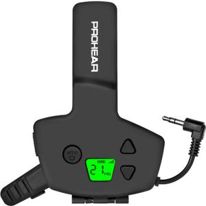PROHEAR RH08 Walkie Talkie for Howard Leight Impact Sport Electronic Earmuffs, with Rechargeable Battery, Great Signal for Shooting Range Outdoors - 1 Pack, Black