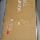 Irregular Wall Mirror - Black Wall Mirrors Decorative 26"x 43" Wavy Asymmetrical Abstract Mirror Aviation Aluminum Alloy Frame Unique for Vanity, Entryway, Bathroom, Bedroom, Living Room, Cloakroom