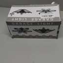 LED Garage Light 2 Pack Super Bright 15000LM LED Shop Ceiling Lights 6500K Garage Lighting, 360&180 Adjustable Basement Lights with 6 Deformable Panels Screw in E26 E27 Socket for Storage Barn Attic