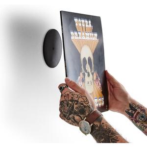 Bamboo Vinyl Record Wall Mount Display | Floating Album Storage LP Holder with No Frames or Visible Support | Turn Your Living Space Into an Art Gallery With Your Collection Original (Natural)