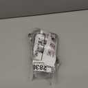 BARSDAR 100% Human Hair Bun Extension - Real Human Hair Gray Messy Bun Scrunchie for Women - Elastic Wavy Small Updo Chignons Grey Salt and Pepper Hairpieces Soft Natural Looking Daily