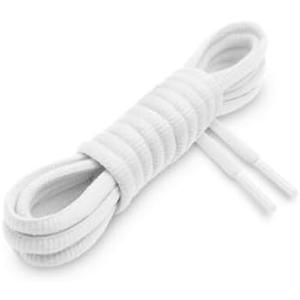 3 x White Oval Shoe Lace, Half Round 35 inch, Shoelaces for Athletic Running Sneakers, Shoes, and Boots