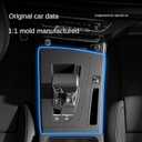 Silicone Center Console Gear Shift Frame Compatible with Audi Q5 2018-2024 | Center Console Gear Shift Panel Fit for Audi Q5 2018-2025, Central Protective Cover Pad, Automotive Interior Accessories
