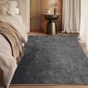 Non Slip Area Rugs for Living Room, 8x10 Washable Fluffy Soft Memory Foam Rug,Shag Throw Floor Carpet Indoor, Bedroom Rug for Kids Home Dorm Decor, Gray