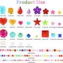 Glynisyz 25 PCS Easter DIY Eggs,DIY Glitter Gem Foam Easter Eggs Hanging Decorations Craft Kit with Rope DIY Painting Decorating Basket Fillers Gift Easter Party Favors