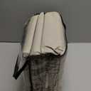 BULBUL Cream 100% Full Blackout Velvet Curtains,108 inches Long Ivory Black Modern Liner Curtains Thermal Drapes Panels for Living Room Bedroom Grommet Set of 2