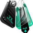 ESR 3 Pack 9H+ Glass for iPhone 17/iPhone 16 Pro Screen Protector, [Military-Grade Shatterproof], with AR Anti-Reflective Technology, Armorite Ultra-Tough Tempered Glass with Ultra Fit Tray