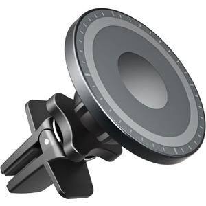 UIBI Magsafe Car Mount, Magnetic Car Phone Holder 20 Strong Magnets with Clip 360 Rotation Air Vent Cell Phone Mount Fit for Magsafe iPhone 16 15 14 13 12 Pro Max Mini MagSafe Case