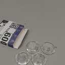 OHALEEP Anti Snoring Devices, Snore Stopper with Adjustable Magnet, Silicone Nose Clip Stop Snoring, Effective to Relieve Snoring, Snoring Solution for Comfortable and Quieter Sleep, Clear, M