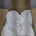 EASELAND Queen Size Mattress Pad Pillow Top Mattress Cover Quilted Fitted Mattress Protector Cotton Top Stretches up 8-21" Deep Pocket Cooling Mattress Topper (60x80 inch, White)