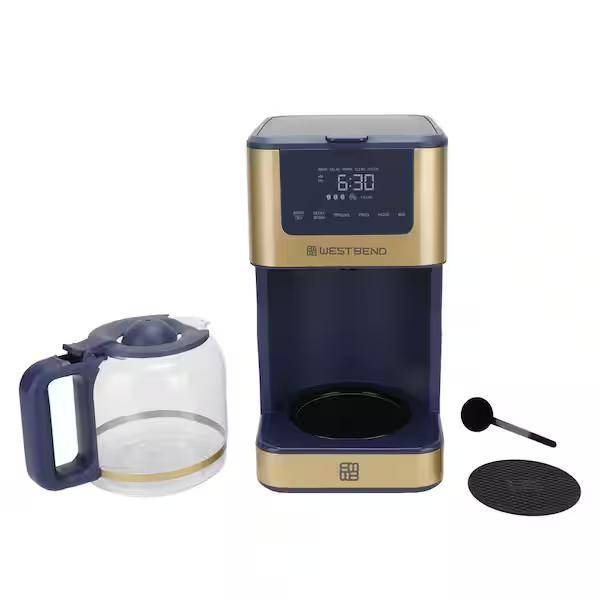Westbend Timeless 12-cup Coffee Maker – Slate Blue, 1 ct 