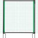 Temporary Fence Gate,3' Height,Garden Fence Mesh Door, Free Open and Close Boundary for Garden Backyard Outdoor Animal Protect, Non Electric Safe for Children and Dog