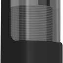 Cup Dispenser, Wall Mount Water Cooler Cup Holder Fit 3-5oz Small Cups, Pull Type Cups Holder for Home, Bathroom, Office Hospital, Adhesive Paste or Screw Install (Black)