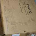 Luoxiao 27.5" Round Black Coffee Table for Living Room, Mid Century Modern Fluted Wood Center Table, Circular Sofa Table with Ribbed Base & Non-Slip Footpads for Small Space, Apartment, Easy Assembly