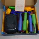 Otoseth Toys Rocket Launcher for Kids - Launch up to 100 Ft, 8 Multi-Color Foam Rockets & Adjustable Launch Stand, Kids Outdoor Toys, Age 3+