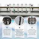 Mxmoonant 3-in-1 Electric Creasing Machine 18 1/2"(470mm) Paper Creaser Scorer Perforator Cutter for Cards Invitations Tickets 110V