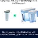 Zerowater Official Replacement Filter - 5-Stage 0 Tds Filter Replacement - System Iapmo Certified To Reduce Lead, Chromium, And Pfoa/Pfos, 1 Pack