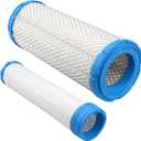 11013-7044 25 083 01 Air Filter & 11013-7045 2508304-S Pre Filter for Kawasaki 11013-7020 11013-7019 for Kohler 25 083 01-S for John Deere M131802 for B&S 841497 for Gravely 21536900 Lawn Mower
