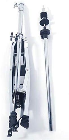 Music Lover Professional Pedal Control Style Hi-Hat Stand with Pedal Silver & Black