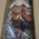 Wooden Tree Trivets for Hot Dishes, Christmas Tree Shape Trivet Set of 4 for Hot Pot Pans, Wood Coasters for Bowls Teapots Drinks Plates, Home Table Decor(Walnut Wood)