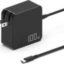 USB-C-Laptop-Charger, 100W-USB-C-Charger Fast Charger Replacement for Asus ROG Flow, Lenovo ThinkPad, HP, Acer Laptops and All USB - C Port Devices, Charge Type-C 100W 96W 90W 87W 65W 45W 30W Device