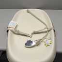 Skip Hop Baby Changing Pad Nursery Style Wipe-Clean Contoured with Cushioned Foam, Non-Skid Base, Built-in Safety Belt & Tuck-Away Toy Bar, Oat