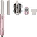 Heyfeel 5 in 1 Hot Air Styler - Professional Hair Dryer Brush with No Heat Damage, High-Speed Negative Ionic Hair Dryer, Auto Wrap Curler, Blow Dryer Brush for Drying Curling Volumizing Straightening (Purple)