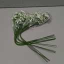 Yastouay Babys Breath Artificial Flowers, 12Pcs Fake White Babys Breath Flowers Artificial Bulk, Real Touch Faux Babies Breath Gypsophila Bouquet for Wedding Floral Arrangement Party Decor