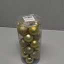 Napzy 24 Count Shatterproof Christmas Ball Ornaments Set, 2.36 Inch Golden Christmas Tree Decorations for Xmas Holiday Party Decor, Wreath and Garland Hanging Balls