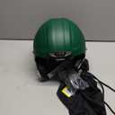 ZERO2 Youth Helmet -No Facemask Attached, Medium, Molded Gloss Dark Green, Size M