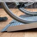 Ruedamann 3 Feet X 30.3 inch Portable Wheelchair Ramp for Home Steps, Non-Slip Aluminum Wheelchair Ramp, Folding Ramp for doorways, shed, Warehouse, Threshold Ramp for Scooters, Stairs, Easy to Clean