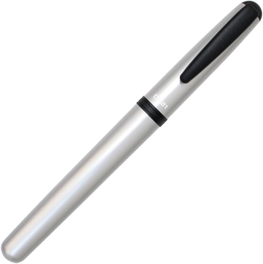 OHTO CR01 Ceramic Rollerball Pen, 0.5mm, Thick Aluminum Barrel with Brass Components, Matte Silver, Water-Based Black Ink, CR01-05-MSV OHTO CR01 Ceramic Rollerball Pen, 0.5mm, Thick Aluminum Barrel with Brass Components, Matte Silver, Water-Based Black Ink, CR01-05-MSV