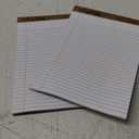 TOPS The Legal Pad, 8-1/2 x 11-3/4 Inches, Perforated, White, Legal/Wide Rule, 50 Sheets per Writing Pad, 2 Pads per Pack (75337)