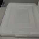 IRIS USA File Box, Plastic File Organizer with Lids for Letter/Legal File, Portable Document Box For Moving, Storage Bin with Durable and Secure Lid, Stackable Nestable BPA-Free, Clear 35 Qt. 3 Pack