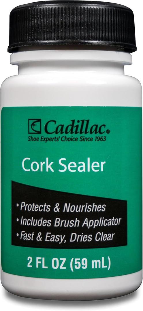 Cadillac Cork Sealer - Waterproof & Protect Cork Sandals & Fishing Rods From Drying Cracking & Flaking