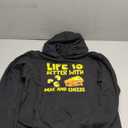 Mac & Cheese Life Is Better With Mac N Cheese Pullover Hoodie, S
