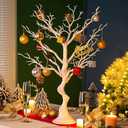 Tree Centerpieces for Weddings White 23in - Decorative Ornament Display Tree for Tables, Tree Branches for Decoration, Artificial Manzanita Tree Centerpiece for Christmas Birthday Party Decor