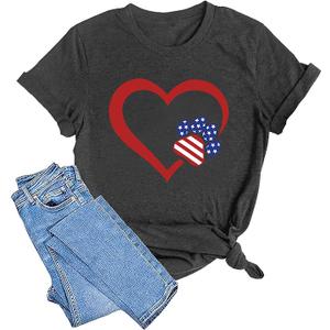 LAZYCHILD Dog Lover Shirts for Women Cat Dog Paw Graphic Tee Dog Mom Gifts Girls Heart Tops, Small, Flaggrey Grey LAZYCHILD Dog Lover Shirts for Women Cat Dog Paw Graphic Tee Dog Mom Gifts Girls Heart Tops, Small, Flaggrey Grey
