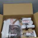 HEAPETS Dog Grooming Vacuum Kit  3L Vacuum with 7 Tools, Low Noise Electric Clipper and Brush for Pet Shedding at Home, White