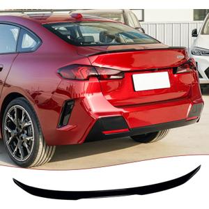 STSEV01 Rear Spoiler Wing Fit for BMW 2 Series 2025 2026 F74/ 228/ M235 Gran Coupe (Sedan Model Only), Glossy Black M Sporty Style DeckLid Lip Exterior Accessories