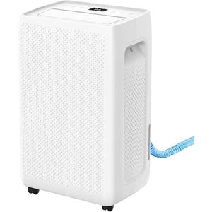 DUMOS 50Pints Dehumidifier for Basement, Dehumidifier with Drain Hose | 3500 Sq.Ft, 1.19 Gallon Tank, Airflow Swing, 41dB, Humidity Remover for Home Bedroom Bathroom, White