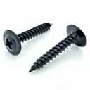 BCP Fasteners #8 x 1, 100 Qty Black Wood Screws - Phillips Modified Truss Head Wood Screws, Black Phosphate Coated Carbon Steel, Perfect for Wood-to-Wood & Thin Metal Fastening Projects BCP1079