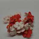 Hotop 24 Pcs Artificial Hibiscus Flowers for Hawaiian Luau Party Decor Fake Tropical Hibiscus Flowers Decorations for DIY Crafts Summer Party Favors Supplies Cake Tables Centerpieces(Red)