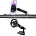 Magnetic Phone Mount Holder for 2018-2023 Jeep Wrangler JL 4XE Gladiator JT, for Magsafe iPhone 12-17 Series Accessories, 360 Adjustable, One-Hand, Off-Road Stable, No Darill Easy to Install