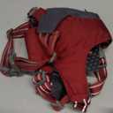 Tuff Pupper Escape Proof Dog Harness for Small Dogs | No Pull Lightweight Adjustable Harness | No Escape Multifunctional Outdoor Pet Gear | Strong Durable Breathable | Secure Comfortable Fit (Crimson Red), S