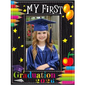 FaCraft Preschool Graduation Gift - 4"x6" Pre K Kindergarten Graduation Gifts 2026 Graduation Picture Frame My First Graduation Frame End of Year Gift for Kids Students Boys Girls Son Daughter